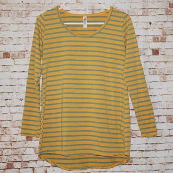 LuLaRoe Tops - Lularoe Long Sleeve Striped Top Size Xsmall